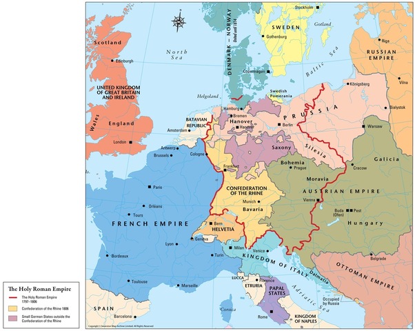 Abolished Holy Roman Empire (Green)