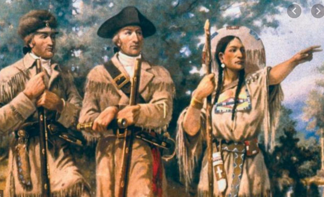 Lewis and Clark arrived in Iowa with Sacagawea.