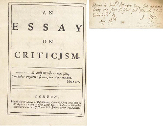 An Essay on Criticism