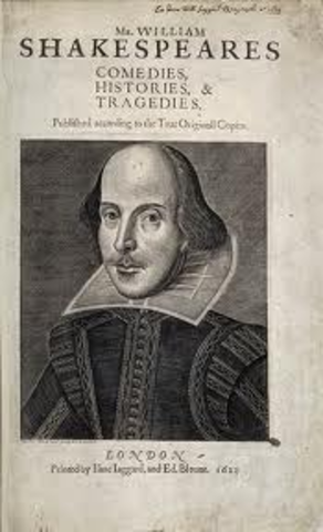 Publication of Shakespear's first Portfolio
