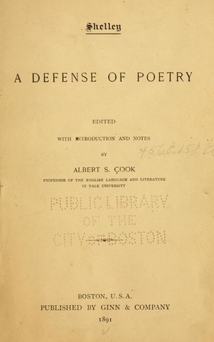A Defence of Poetry