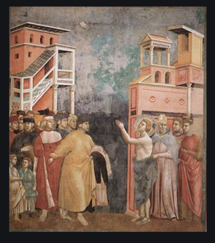 la rinuncia degli averi  (Giotto)