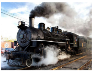 Lurrun makina: trena, itsasontzia