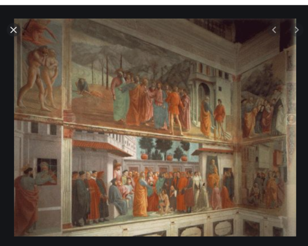 storie di san Pietro affreschi cappella Branacci. (Masaccio)
