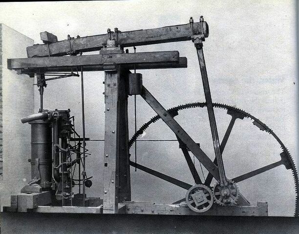 Watt patented the steam engine