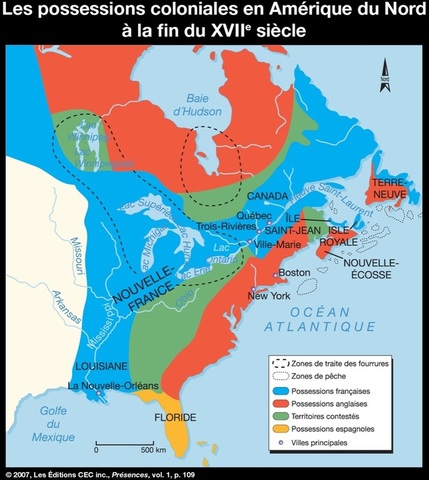 Expansion territoriale de la N-F