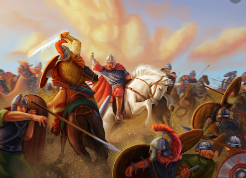 Clovis defeats the last Roman Army in Western Europe in 486 AD