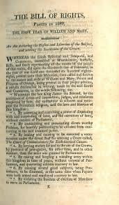 English Bill of Rights