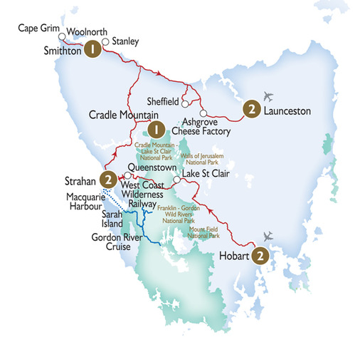 Brady captured near Launceston, Tasmania