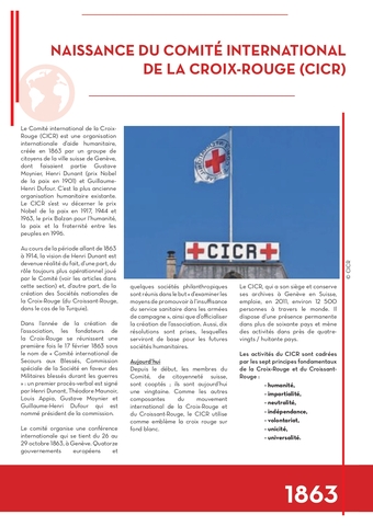 Naissance du CICR