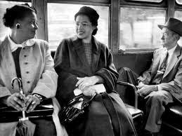 Rosa Parks refuses to give up her seat