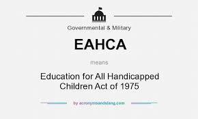 Education for All Handicapped Children Act
