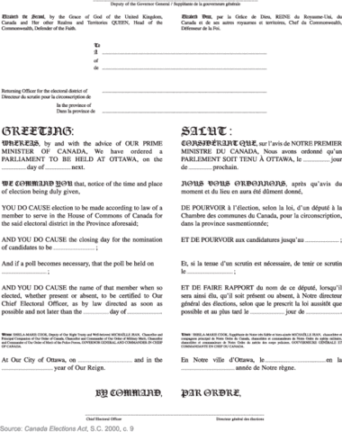 The federal Elections Act is changed so that race is no longer a ground for exclusion from voting in federal elections