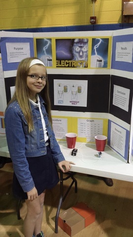 First Place In School Science Fair