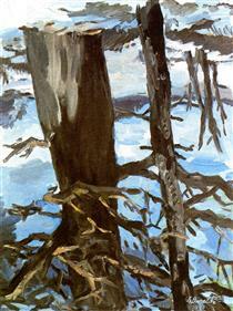 The Wood on Its Head (Georg Baselitz)