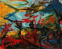 Bacchus and Ariadne (Frank Auerbach)