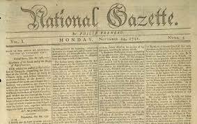Federalist paper Gazette of the US published