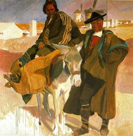 'Tipos de la Mancha' de Sorolla