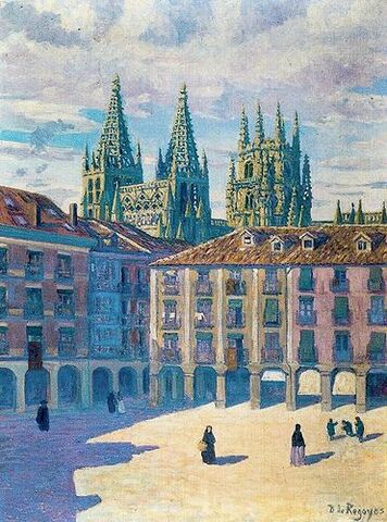 'Catedral de Burgos por la mañana' de Regoyos