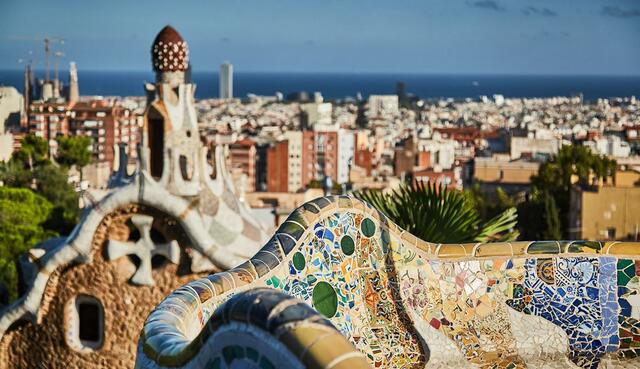 'Parque Güell' de Gaudí (1900-1914)