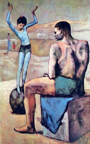 'Acróbata y joven equilibrista' de Picasso