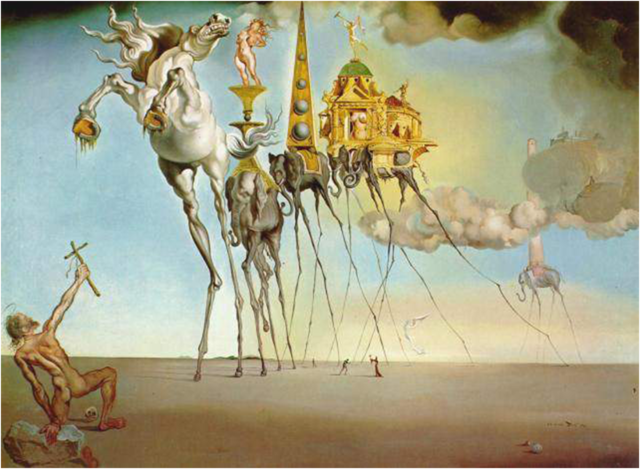 'La tentación de San Antonio' de Dalí