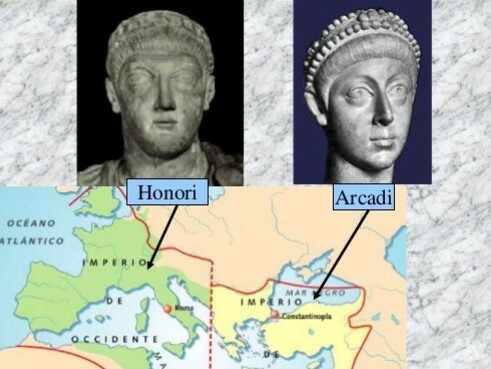 Honori (395-423) i Arcadi (395-408)