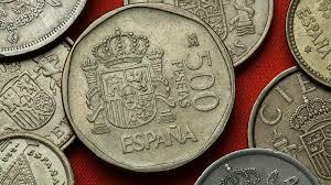 La peseta moneda única de España