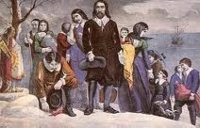 Pilgrims establish Plymouth Colony (1620)