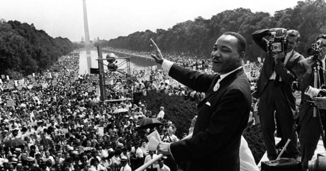 Martin Luther King gave his speech "I have a dream" 1963
