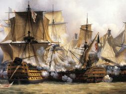 Battle of Trafalgar (red)