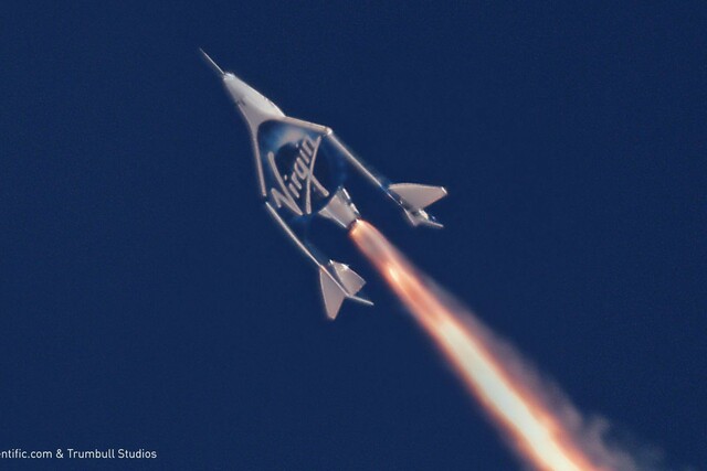 Virgin Galactic launches the first commercial flight to space