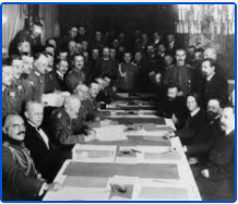 Treaty of Brest-Litovsk ends Russia’s involvement in WWI