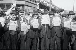 Dissatisfied workers organize strike.