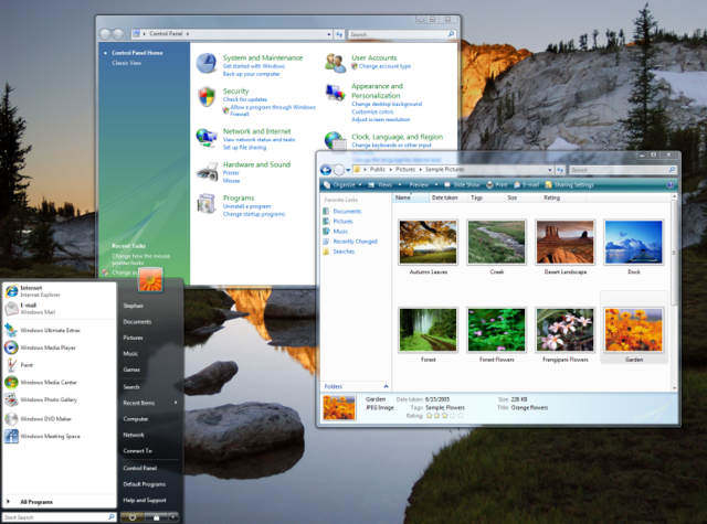 Windows Vista – Live Icons