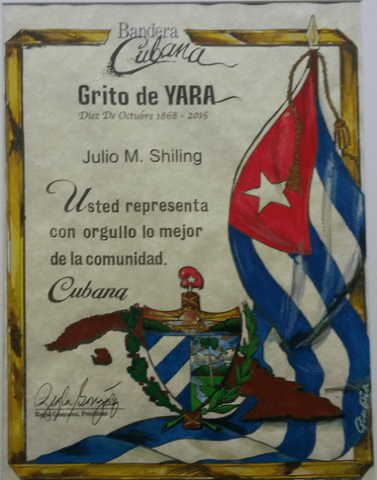 Grito de Yara (inicio de la primera guerra de independencia de Cuba).