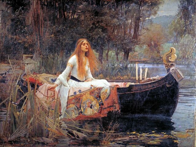 "La Dama de Shalott" de JOHN W. WATERHOUSE