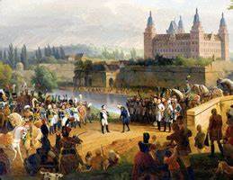 Abolished Holy Roman Empire (red)