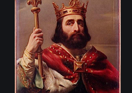 Charles Martel defeats Muslim invaders in the Battle of Tours in 732 near Poiters