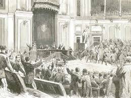 Proclamación de la Primera República.