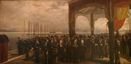 Llegada a Madrid de Amadeo I: inicio del reinado.