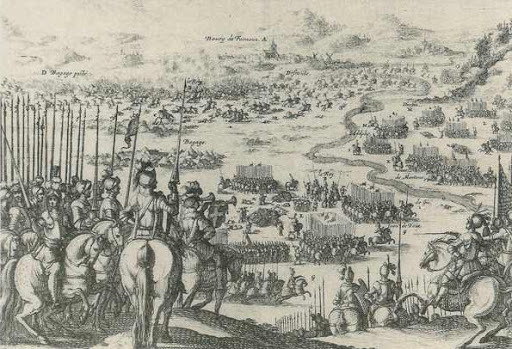 Carlo VIII viene sconfitto nella battaglia di Fornovo