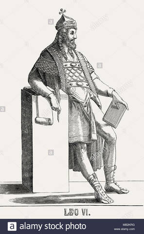 Emperador de Bizancio León VI el Sabio (866 al 912)