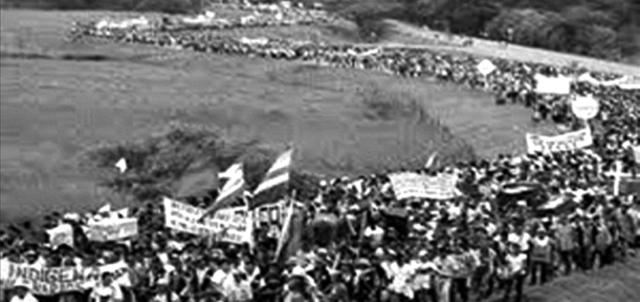 Primer levantamiento indigena en Ecuador