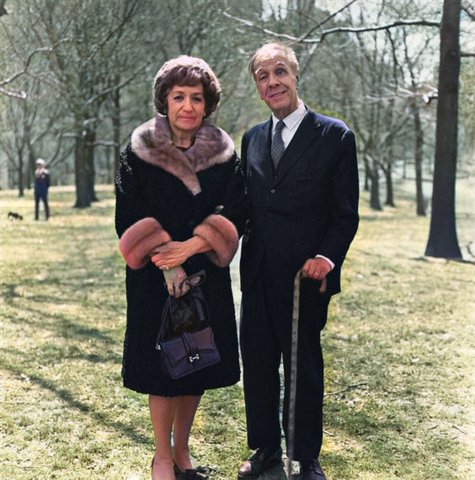 Matrimonio de Jorge Luis Borges con Elsa Astete Millán