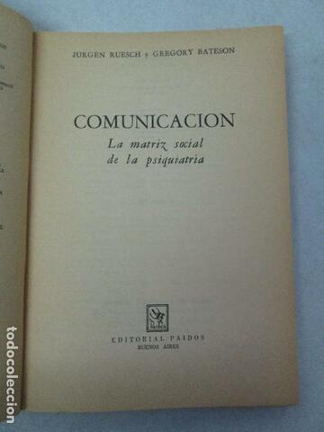 Se publica: Comunicación: La matriz social de la Psiquiatría