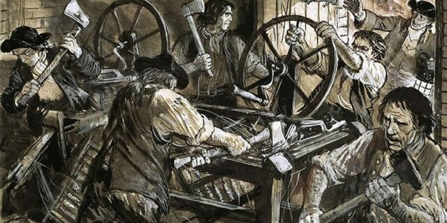 Inicio do movemento Ludista