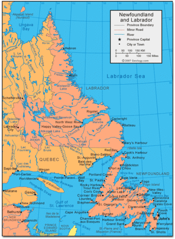 Newfoundland discovered