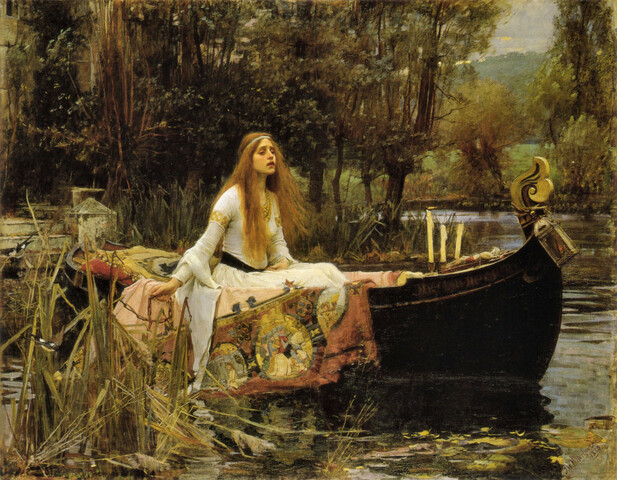La dama de Shalott; Waterhouse