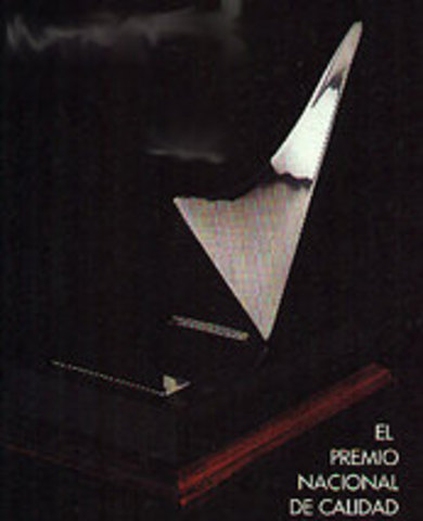 El Congreso de Estados Unidos establece el Premio Nacional de CalidadMalcolm Baldrige